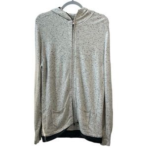 EFM Donald Duncan Hooded Zip Front Sweater
